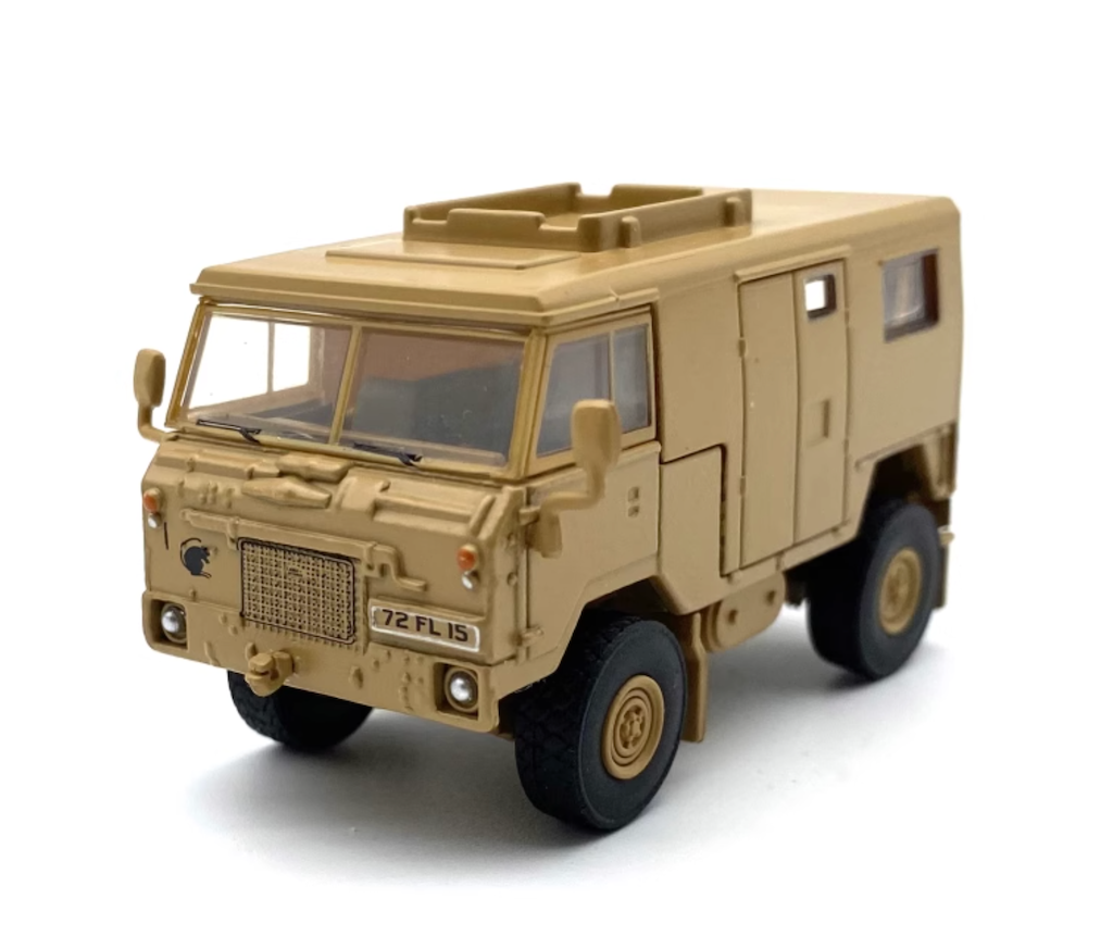 1:76 Military Land Rover Armored Vehicle Model Diecast Metal Car BN