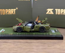 Load image into Gallery viewer, Topart 1:64 HEC Green NSX R NA1 Sports Open Model Diecast Metal Car New Collection
