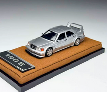Load image into Gallery viewer, Deepmaker 1:64 Silver 190E EVOII Widebody Sports Model Diecast Resin Car New Collection
