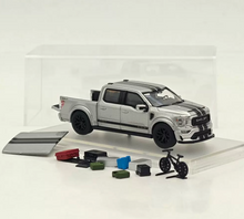 Load image into Gallery viewer, FW 1:64 Silver F150 V8 Pickup Truck Sports Model Diecast Metal Car New Collection
