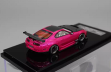 Load image into Gallery viewer, YM 1:64 JDM Pink Supra A80 JAZ80 Racing Sports Model Diecast Resin Car New Collection

