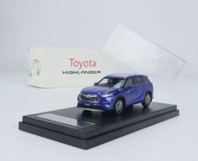 Load image into Gallery viewer, LCD 1:64 Blue Toyota Highlander SUV Sports Model Toy Diecast Metal Car Box
