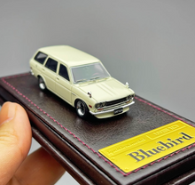 Load image into Gallery viewer, IG 1:64 White Datsun Wagon Bluebird 510 Sports Model Diecast Resin Car New
