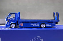 Load image into Gallery viewer, MT 1:64 Blue Calsonic H300 Flatbed Tow Truck Custom Model Diecast Metal Car

