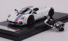 Load image into Gallery viewer, HM 1:64 White Utopia Engine Sports Model Diecast Metal Car New Collection
