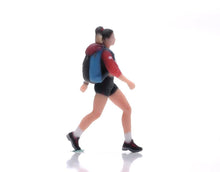 Load image into Gallery viewer, 1:64 Painted Figure Model Miniature Resin Diorama Toy Sand Hiking Lady Cool Girl
