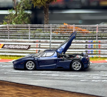 Load image into Gallery viewer, King 1:64 Blue ENZO Racing Sports Open Model Diecast Metal Car New Collection
