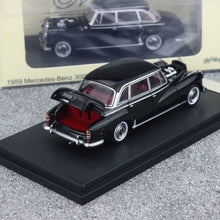 Load image into Gallery viewer, GFCC 1:64 Black 1959 300D Classic Vintage Sports Model Diecast Metal Car BN
