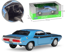 Load image into Gallery viewer, WELLY 1:24 1970 Challenger T/A Muscle Racing Sports Model Diecast Metal Car
