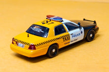 Load image into Gallery viewer, GOC 1:64 Black Yellow Crown Victoria CV DUI Police Model Diecast Metal Car New Collection
