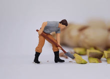 Load image into Gallery viewer, 1:64 Painted Figure Model Miniature Resin Diorama Workder Porter Handler Man Toy Collection

