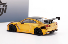 Load image into Gallery viewer, Fuji 1:64 Plating Gold GTR R35 Pandem Rocket Bunny Model Diecast Metal Car New Collection
