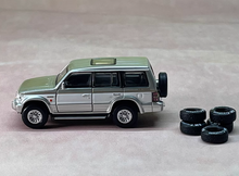 Load image into Gallery viewer, BM 1:64 Silver Pajero Off Road SUV Model Diecast Metal Car New
