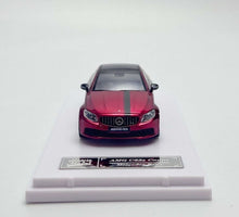 Load image into Gallery viewer, Howie 1:64 Red Stripe C63s Coupe Sports Model Diecast Metal Car New Collection
