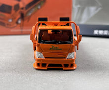 Load image into Gallery viewer, Supcar 1:64 Orange H300 Flatbed Trailer Truck Model Diecast Metal Car New Collection
