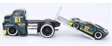 Load image into Gallery viewer, Maisto 1:64 1950 COE Flatbed Trailer 1966 GT40 MK II Model Diecast Metal Car
