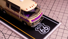Load image into Gallery viewer, MK 1:64 Yellow HEC GMC Motor Home Road Trip RV Van Model Diecast Resin Car New Collection
