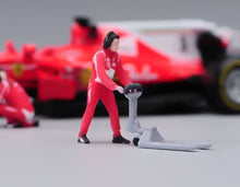 Load image into Gallery viewer, 1:64 Painted Figure Model Miniature Resin Diorama Sand Formula 1 Racing Racer
