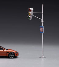 Load image into Gallery viewer, 1:64 Painted Figure Model Miniature Resin Traffic light Scene Decoration
