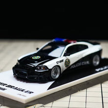 Load image into Gallery viewer, PSC 1:64 Charger Brawler Police Widebody Sport Model Diecast Metal Car Box New Collection
