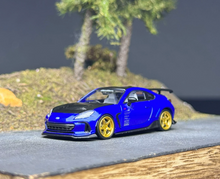 Load image into Gallery viewer, CM 1:64 Blue Carbon BRZ Coupe Sports Model Diecast Metal Car New Collection
