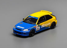 Load image into Gallery viewer, MH 1:64 Yellow Civic Type R EK9 Spoon Sports Model Diecast Metal Car New Collection
