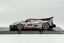 Load image into Gallery viewer, U2 1:64 Silver FXX-K EVO #22 Super Racing Sports Model Diecast Resin Car New Collection
