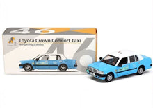 Load image into Gallery viewer, TINY 1:64 Blue Hongkong Taxi Toyota Crown Sedan Model Toy Metal Car BN

