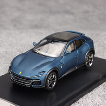 Load image into Gallery viewer, Funny 1:64 Matte Blue F Purosangue SUV Luxury Sports Model Diecast Metal Car
