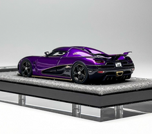 Load image into Gallery viewer, GRYNING 1:64 Purple Agera R Racing Sports Model Diecast Resin Car New Collection
