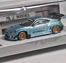 Load image into Gallery viewer, MJ 1:64 Ice Blue GT 86 V3 Pandem Coupe Sports Model Diecast Metal Car New Collection
