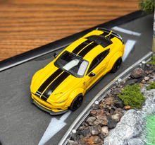 Load image into Gallery viewer, Minigt 1:64 Yellow LBWK Mustang Muscle Sports Model Diecast Metal Car New Collection
