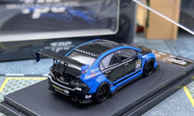 Load image into Gallery viewer, TPC 1:64 Blue JDM Civic FD2 Racing Sports Model Diecast Metal Car New
