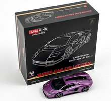 Load image into Gallery viewer, HH 1:64 Purple Countach LPI800-4 Racing Sports Model Diecast Metal Car New Collection
