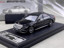 Load image into Gallery viewer, RM 1:64 Black S63 W222 Luxury Sedan Sports Model Diecast Metal Car New Collection
