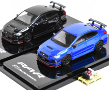 Load image into Gallery viewer, HJ 1:64 JDM Impraza WRX STI Engine Sports RA-R Model Diecast Metal Car New Collection
