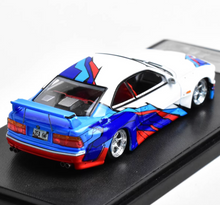 Load image into Gallery viewer, RM 1:64 Blue White 850CSi E31 Widebody Sports Model Diecast Metal Car New Collection
