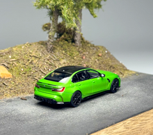 Load image into Gallery viewer, AR 1:64 Green M3 G80 Sedan Sports Model Diecast Metal Car New Collection
