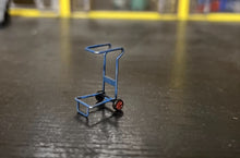 Load image into Gallery viewer, 1:64 Painted Figure Model Miniature Resin Sand Tire Trolley Blue Black Toy Mini Collection
