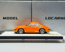 Load image into Gallery viewer, 1:64 LOCARNO Orange Singer 964 Coupe Sports Model Diecast Resin Car New Collection
