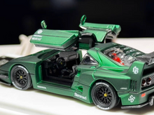 Load image into Gallery viewer, DK 1:64 HEC Green F40 LBWK Racing Sports Model Diecast Metal Car New Collection
