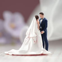 Load image into Gallery viewer, 1:64 Painted Figure Model Miniature Resin Diorama Toy Sand Wedding Couple Bride
