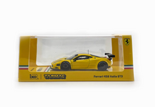 Load image into Gallery viewer, Tarmac 1:64 Yellow Ferrari 458 Italia GT3 Sports Model Diecast Metal Car New Collection
