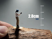 Load image into Gallery viewer, 1:64 Painted Figure Mini Model Miniature Car Scenes Resin Sand Diorama Cool Boy
