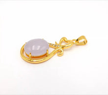 Load image into Gallery viewer, Nature Jade Heart Vase Pendant Necklace Gift Jewelry charm Blessing Lucky New
