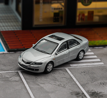 Load image into Gallery viewer, JKM 1:64 Silver Mazda 6 Sports Sedan 2008 Model Toy Metal Car BN
