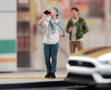 Load image into Gallery viewer, 1:64 Painted Figure Model Miniature Resin Diorama Sand Street Boy Girl Youngster Collection
