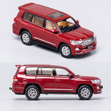 Load image into Gallery viewer, GCD 1:64 Red Toyota Land Cruser LC200 SUV Model Toy Diecast Metal Car Display Box
