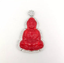 Load image into Gallery viewer, Nature Jade Guanyin Pendant Necklace Gift Jewelry charm Blessing Luck Jewelry a
