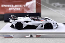 Load image into Gallery viewer, DMH 1:64 White Project Evo Racing Sports Model Diecast Metal Car New Collection

